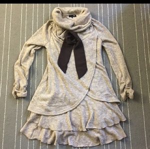 Ryu Taupe Ruffle Dress